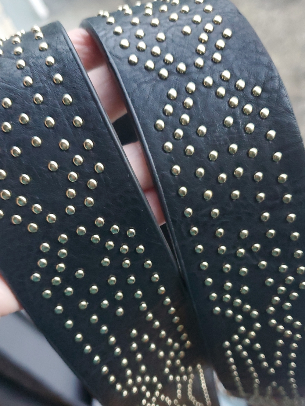 Studded Strap Bag Guitar Strap For Crossbody Shoulder Duffel Bag Handbag
